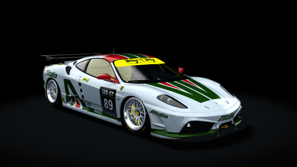 Ferrari F430 GT3 Scuderia, skin Alitalia