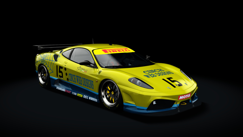 Ferrari F430 GT3 Scuderia, skin Cinch_Web_Designs