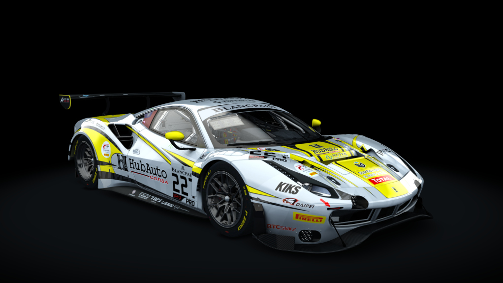 Ferrari 488 GT3 ACC, skin 5_Hub Auto