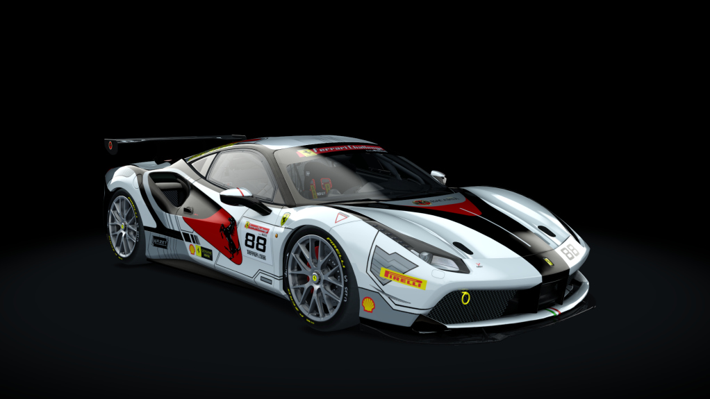 Ferrari 488 GT4, skin 2020_FC_88_erg_cylon