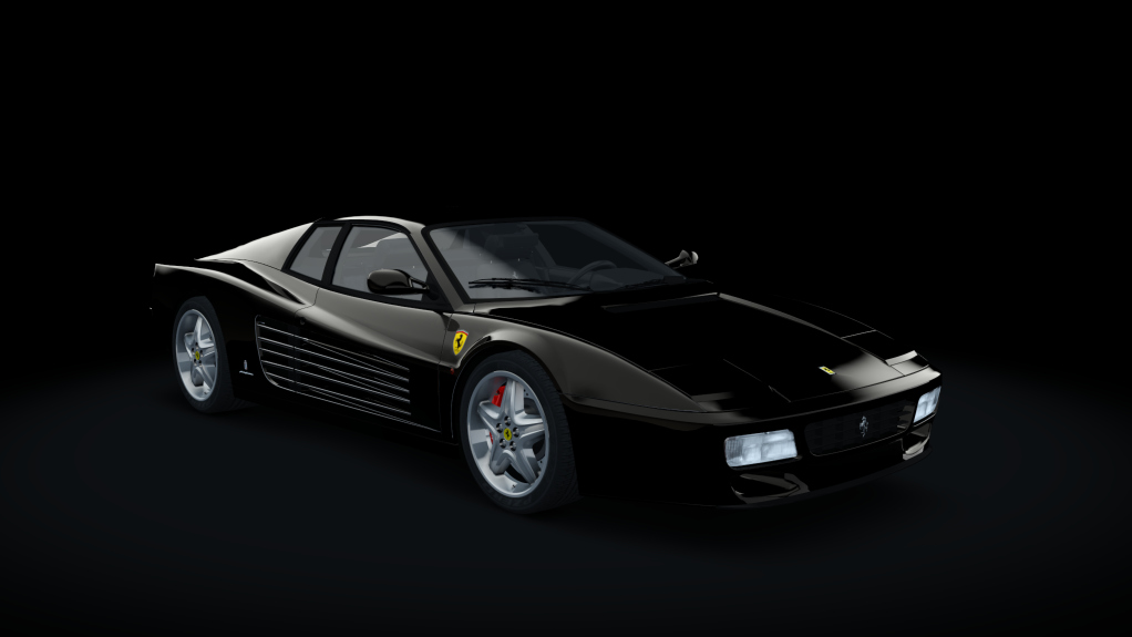 Ferrari 512 Testarossa, skin black