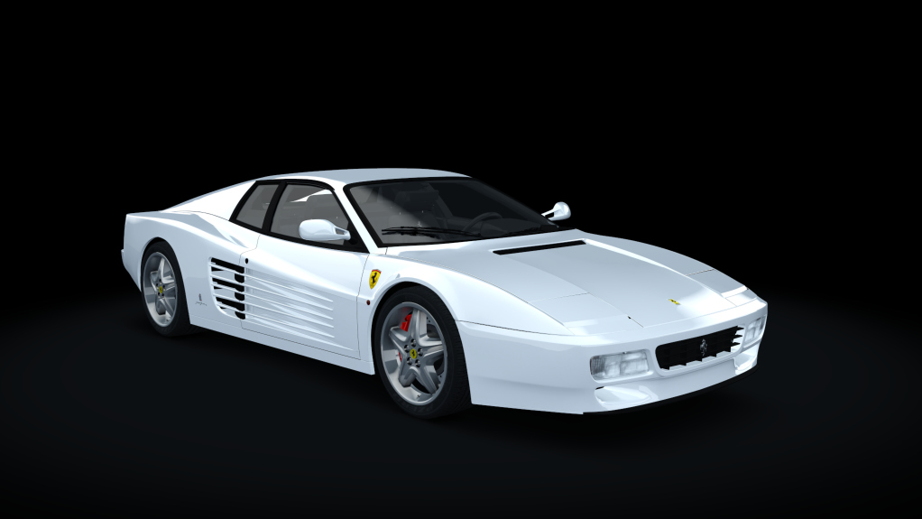 Ferrari 512 Testarossa, skin white