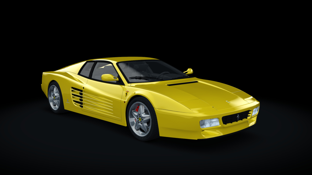 Ferrari 512 Testarossa, skin yellow