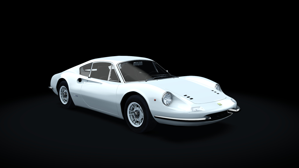 Ferrari Dino 246GT '69, skin Bianco_Polo_Park