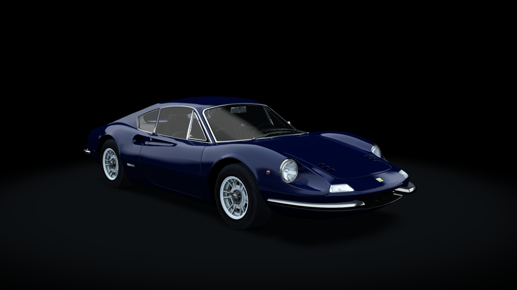 Ferrari Dino 246GT '69, skin Blu_Ultrascuro