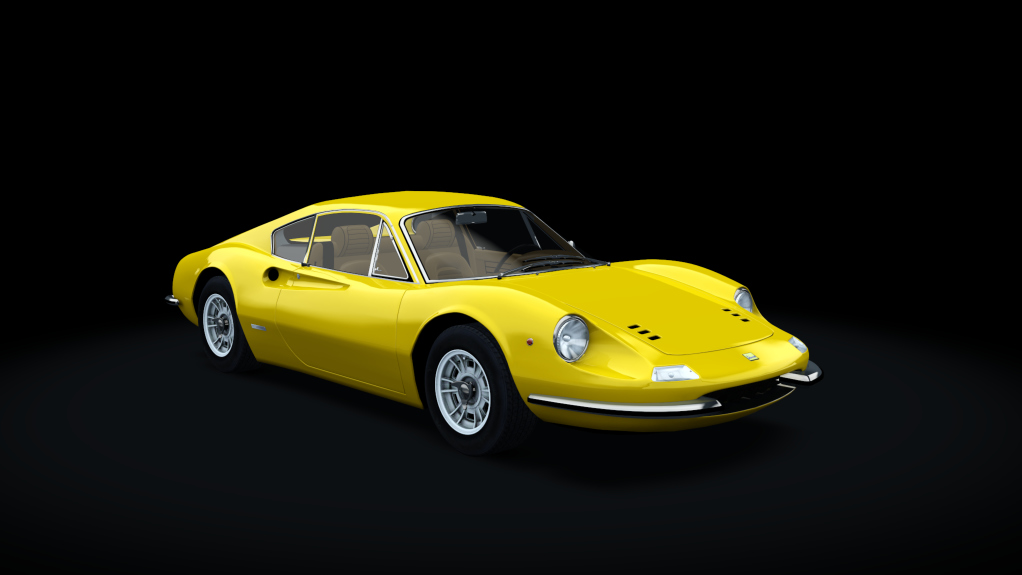 Ferrari Dino 246GT '69, skin Giallo_Fly_con_Cognac