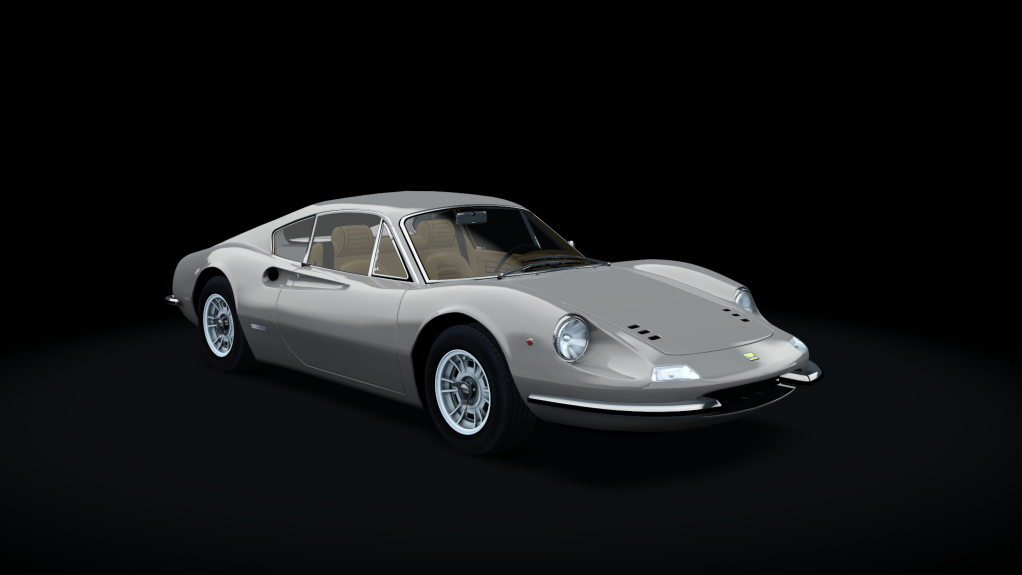 Ferrari Dino 246GT '69, skin Oro_Chiaro_con_Cognac