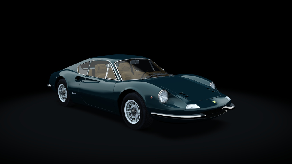 Ferrari Dino 246GT '69, skin Pino_Verde_con_Cognac