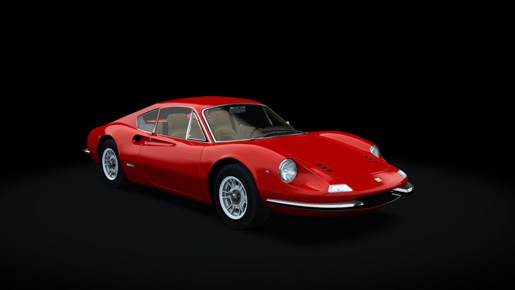 Ferrari Dino 246GT '69, skin Rosso_Ferrari_con_Cognac