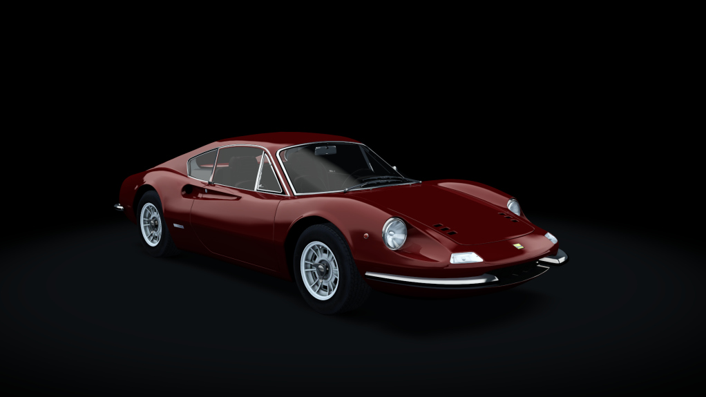 Ferrari Dino 246GT '69, skin Rosso_Rubino