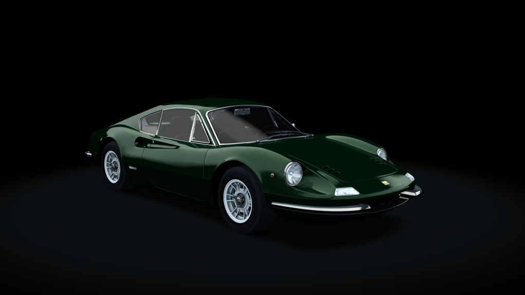 Ferrari Dino 246GT '69, skin Verde_Scuro_Ferrari