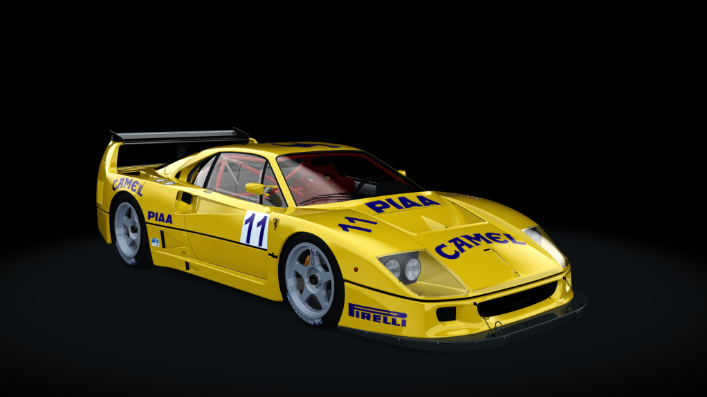 Ferrari F40 Competizione '89, skin CAMEL