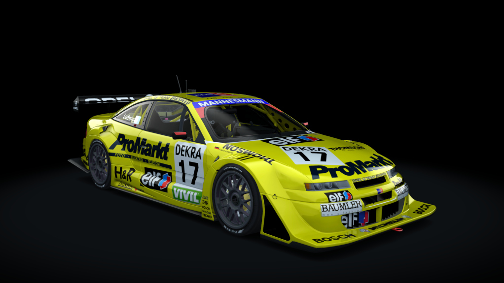 Opel Calibra V6 4x4, skin Opel_Team_Zakspeed_Promarkt_L