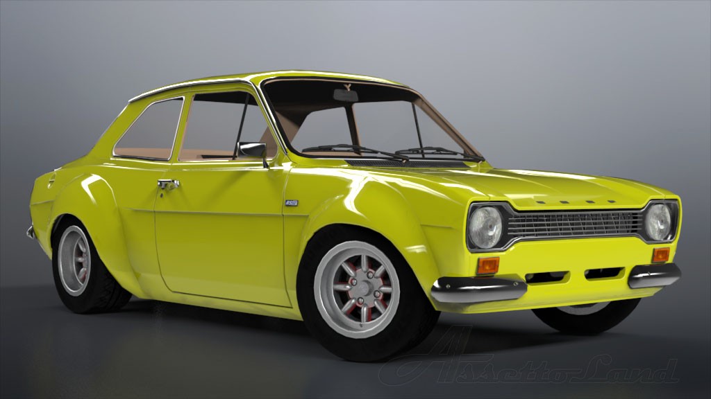 Ford Escort mk1 1600, skin 03_Yellow