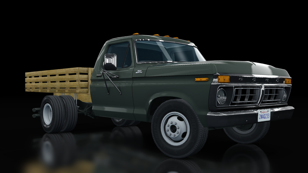 Ford F350 Flatbed, skin 8_hatteras_green_metallic