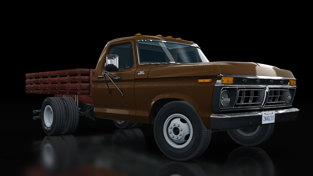 Ford F350 Flatbed, skin f_ginger_glow