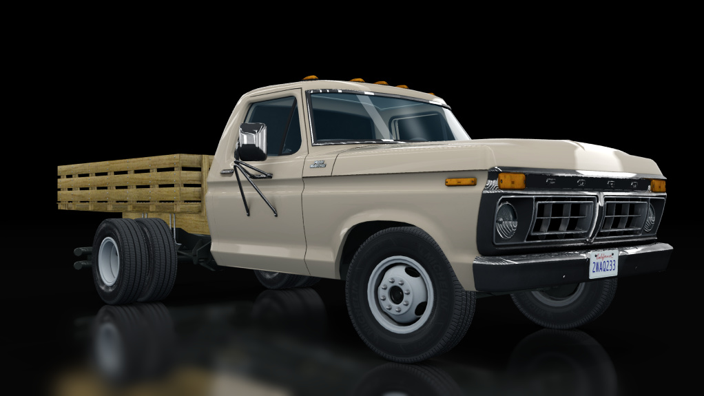 Ford F350 Flatbed, skin x_tan