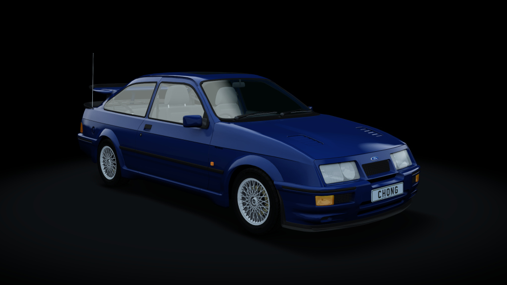 Ford Sierra RS500, skin deep_blue