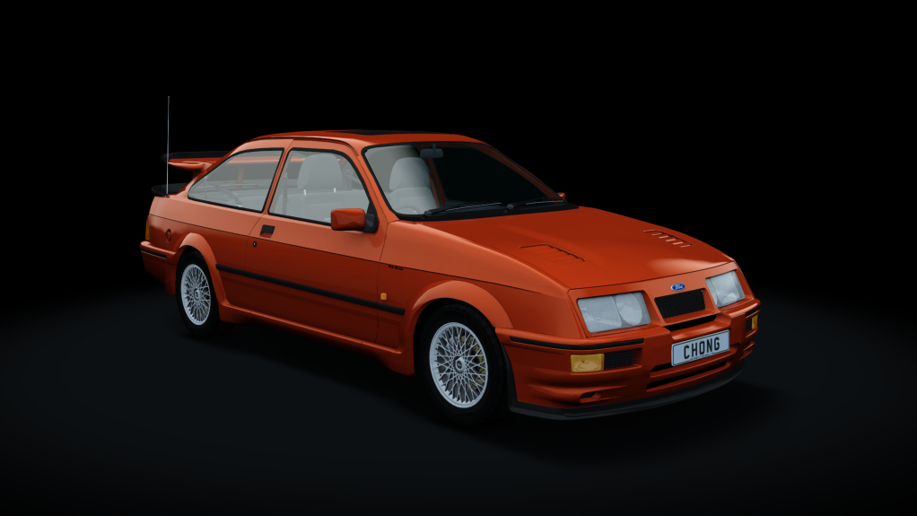 Ford Sierra RS500, skin orange