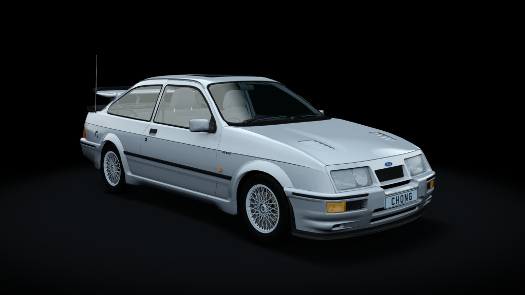 Ford Sierra RS500, skin white