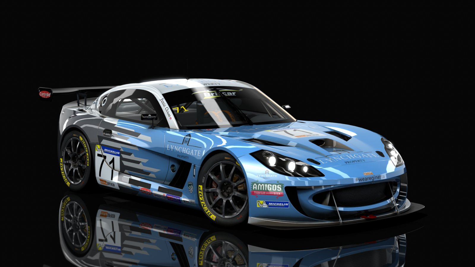 Ginetta GT4 LHD, skin Triple_M