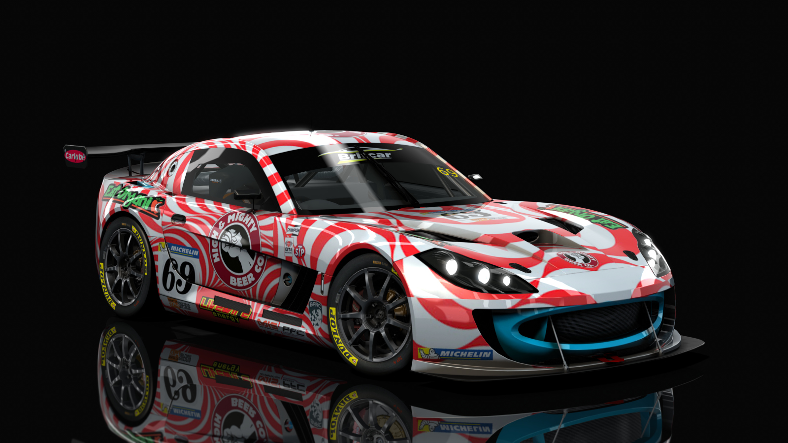 Ginetta GT4 RHD, skin Eat_Organic