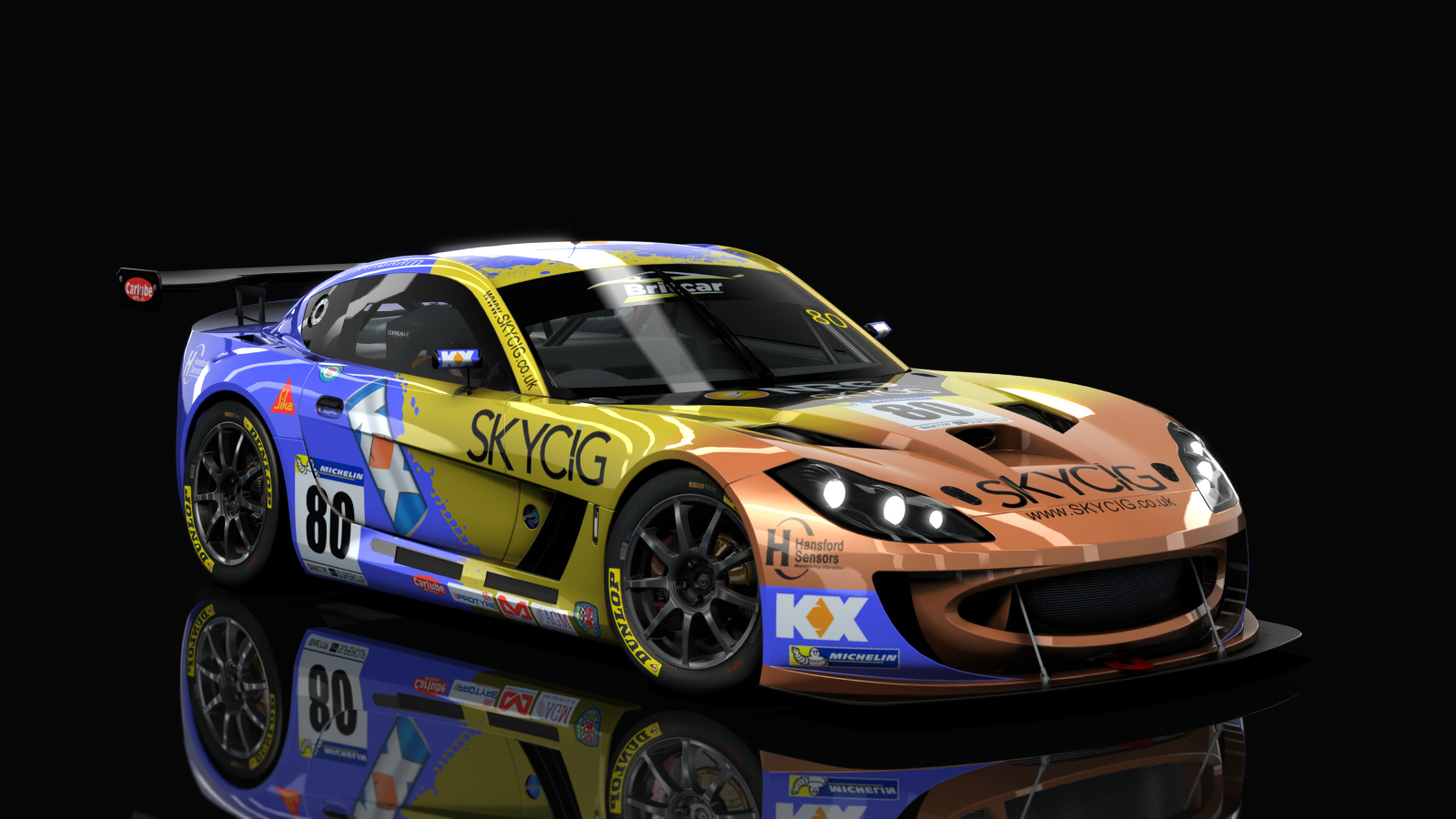 Ginetta GT4 RHD, skin KX_Supercup_GT