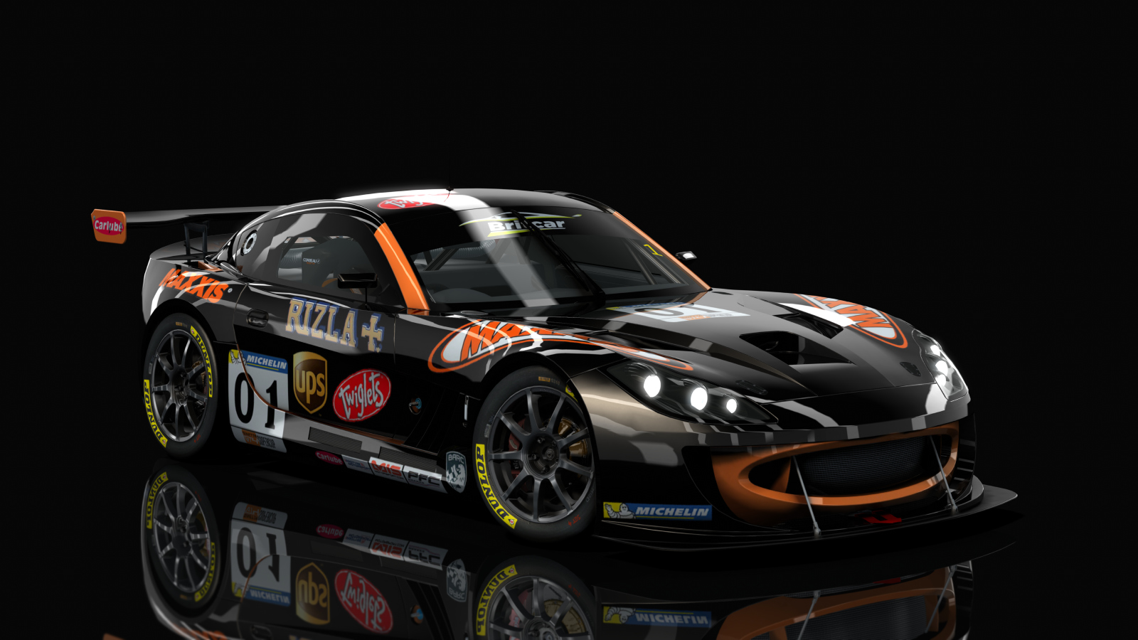 Ginetta GT4 RHD, skin Maxxis