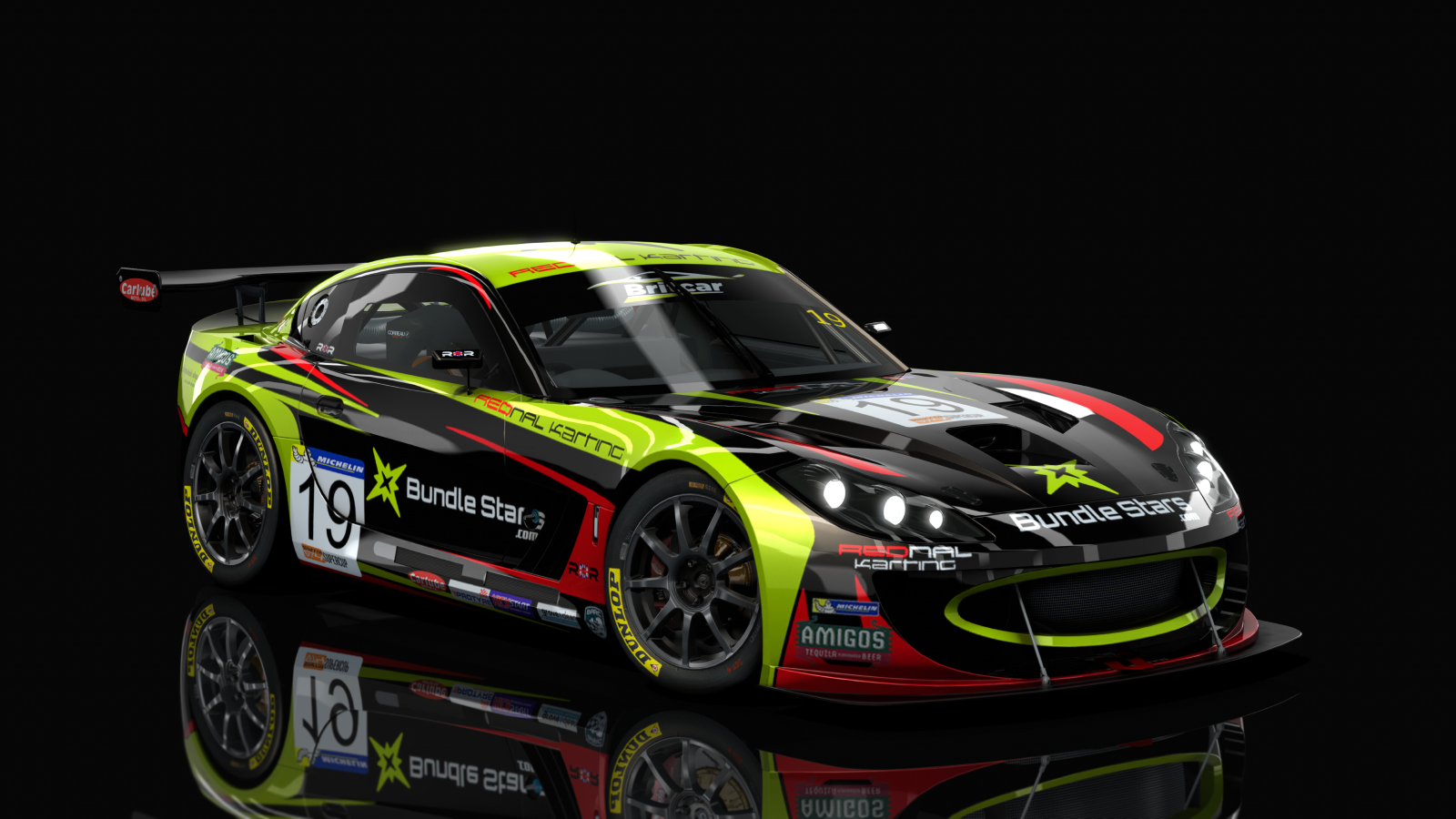 Ginetta GT4 RHD, skin Rob_Boston_Racing