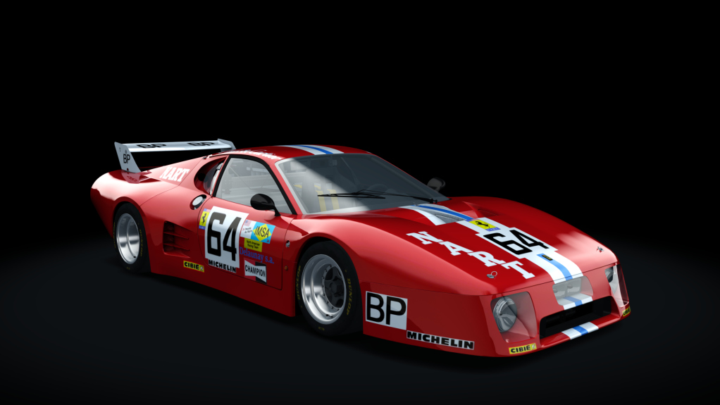 Ferrari 512BB IMSA GTX  - VintageAC version, skin 64_NART_LM_1979