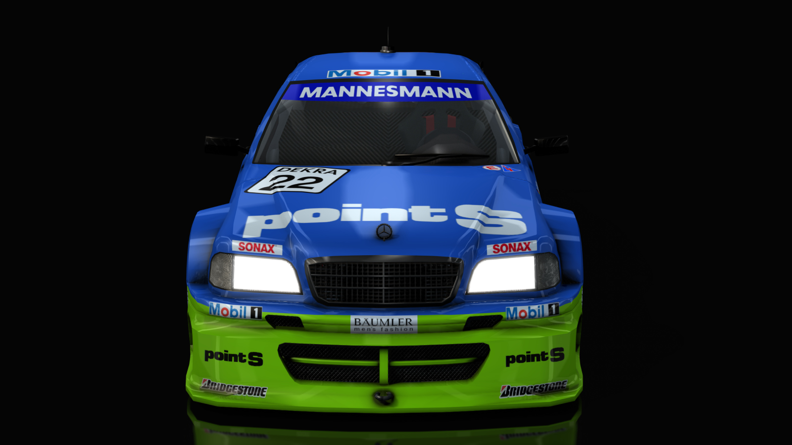 Mercedes-Benz C180 DTM, skin 22_maylaender