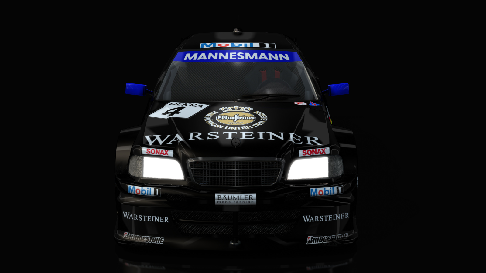 Mercedes-Benz C180 DTM, skin 4_Grau