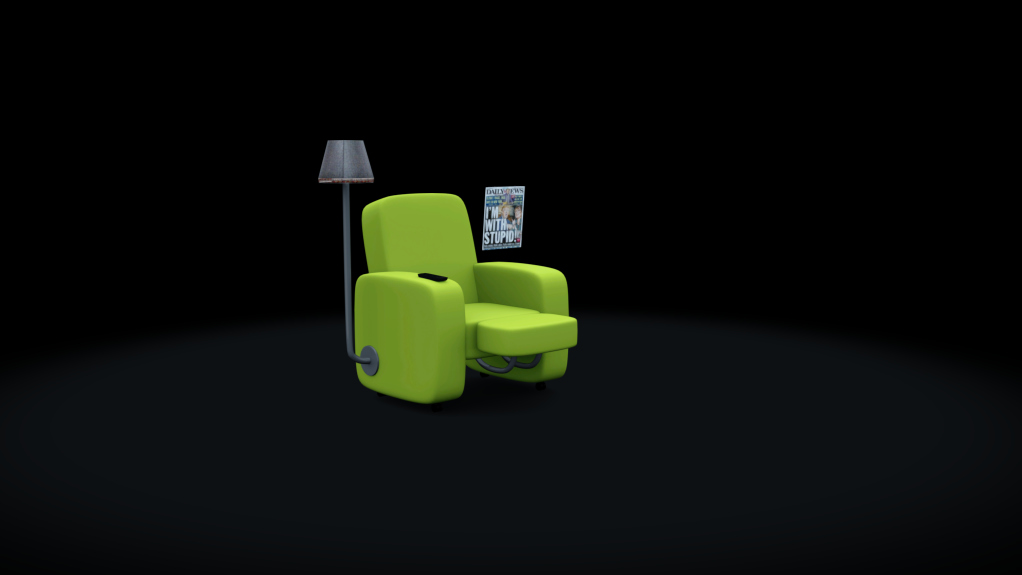Sofa, skin green