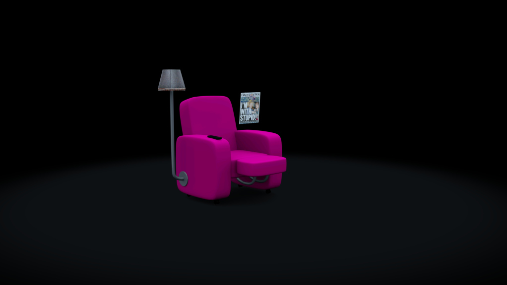 Sofa, skin pink
