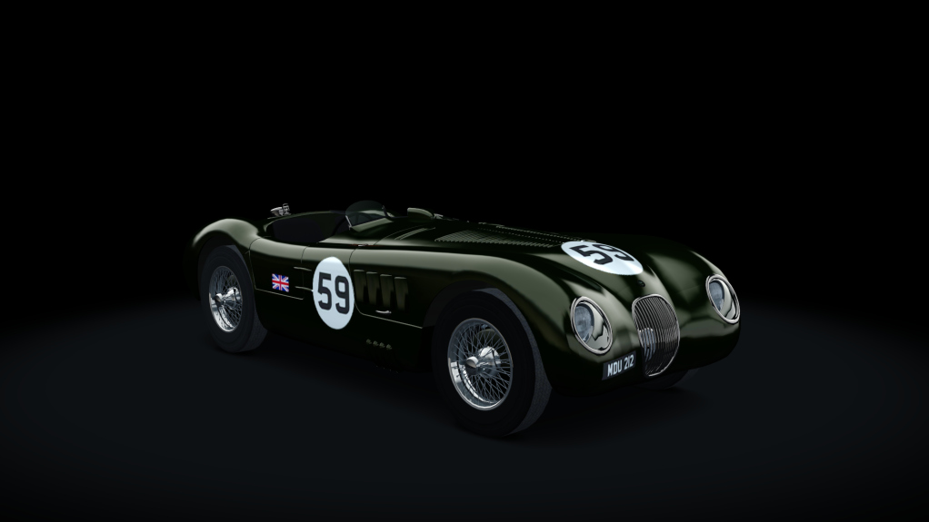 Jaguar C-Type 1952, skin LM52_Bill_Cannell_59