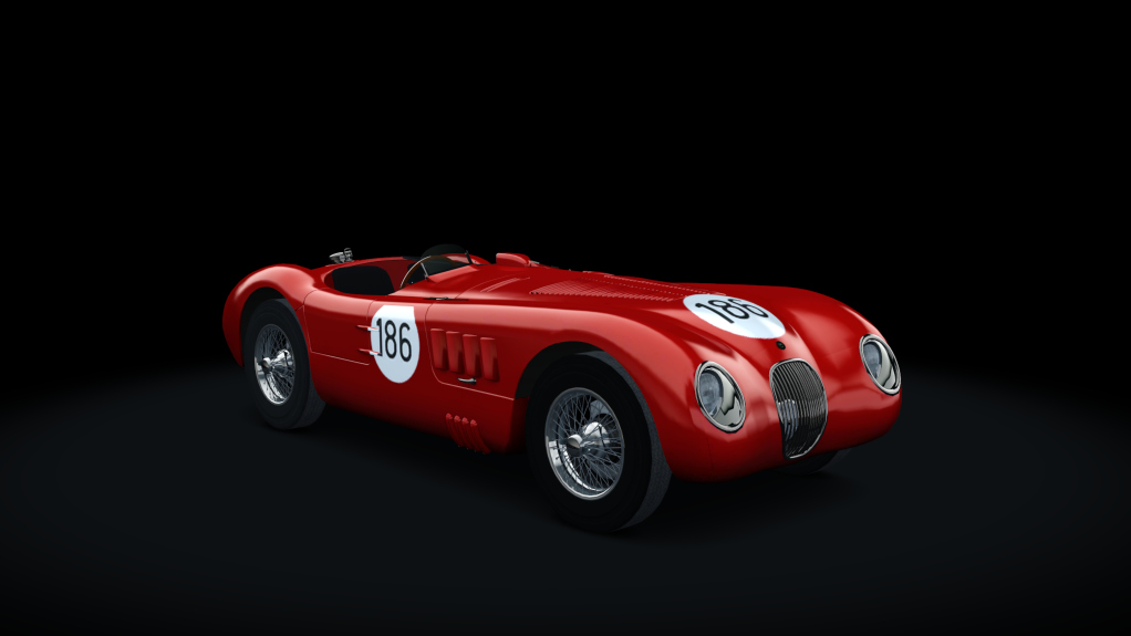 Jaguar C-Type 1952 S1, skin WSC54_Masten_Gregory_186