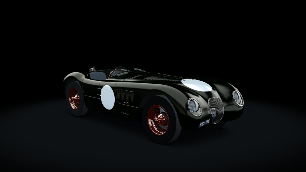 Jaguar C-Type 1952 S1, skin green