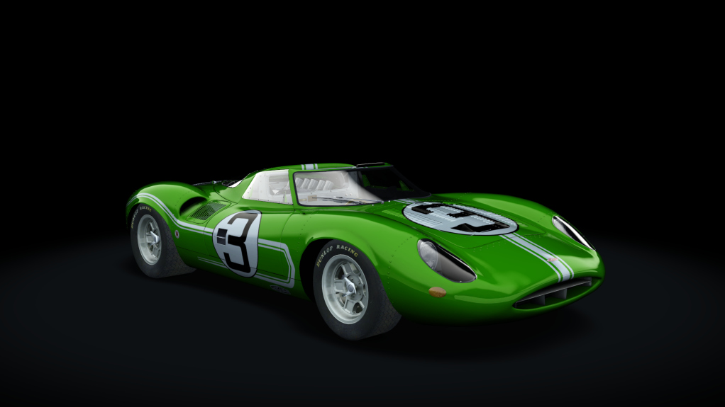 Jaguar XJ13 1966, skin 03_andretti_green