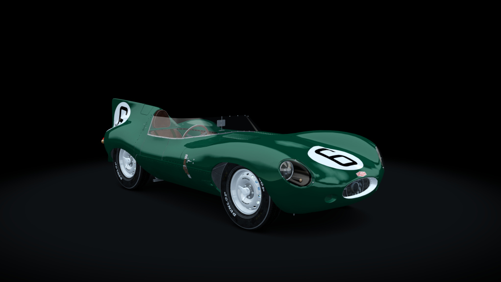 Jaguar D-Type Long-Nose, skin Green