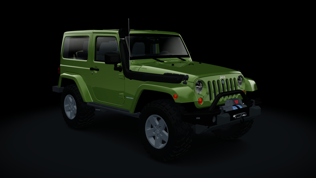 Jeep Wrangler Rubicon, skin green2