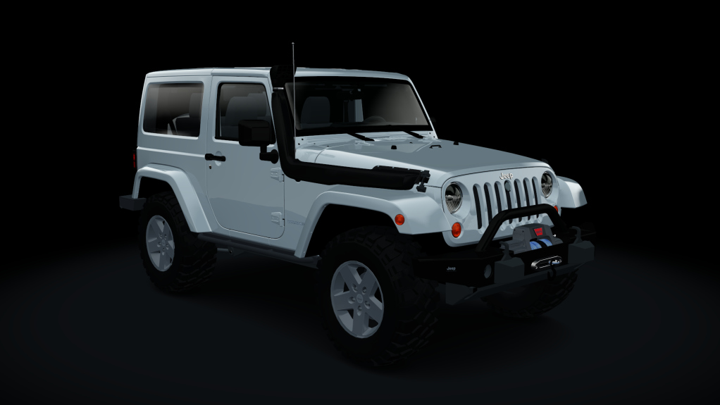 Jeep Wrangler Rubicon, skin grey