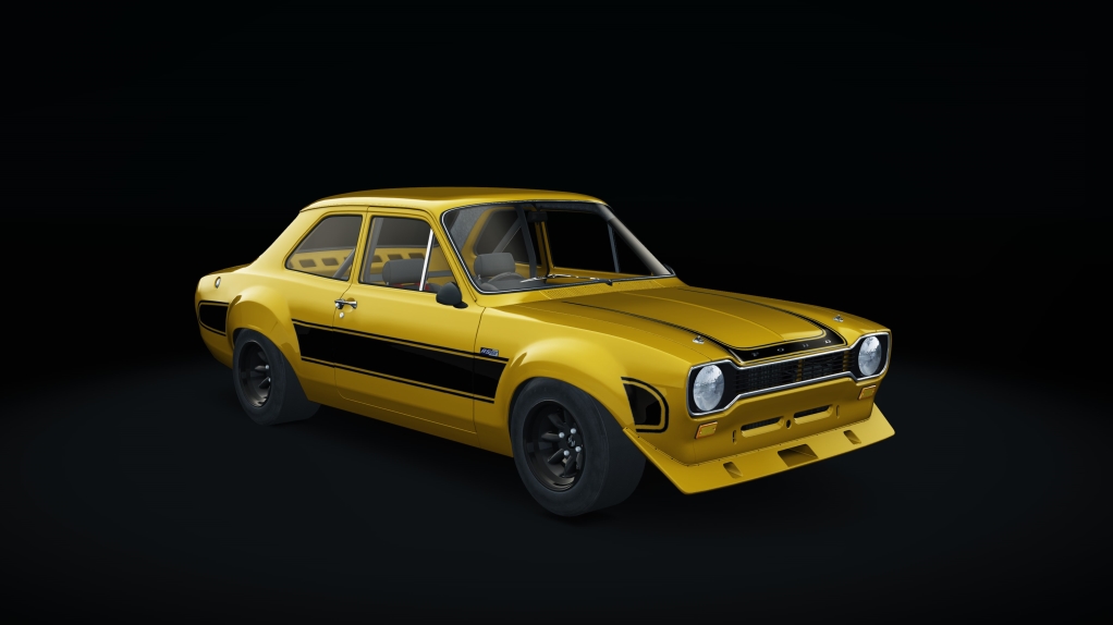 Ford Escort RS1600, skin orange_black