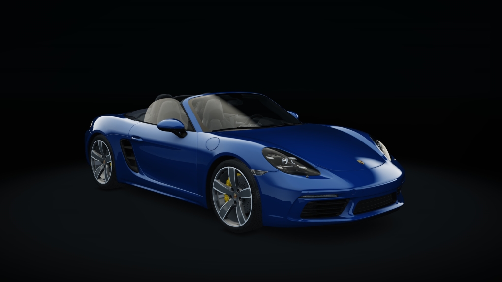 Porsche 718 Boxster S, skin 14_sapphire_blue_metallic