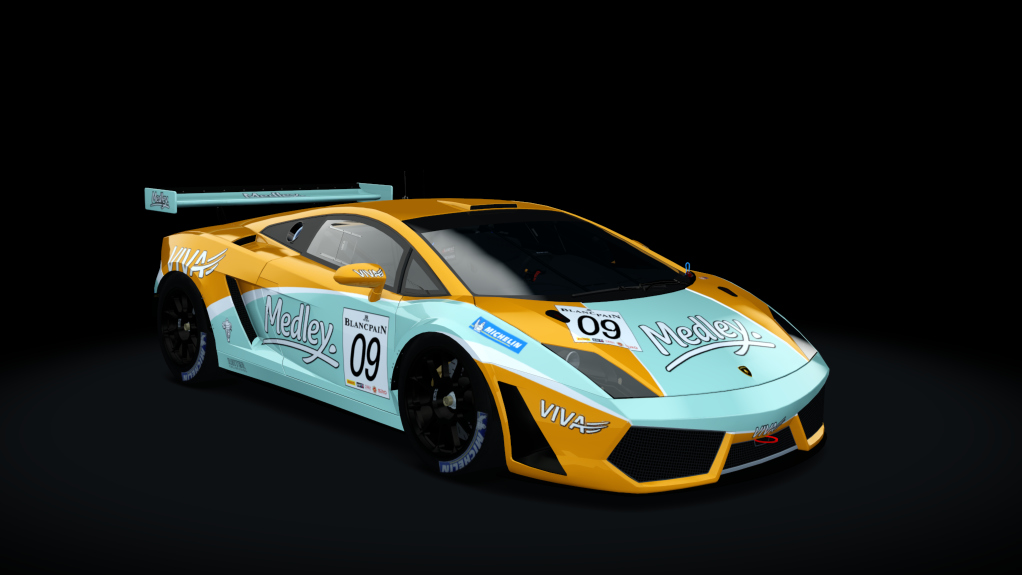 Lamborghini Gallardo GT3, skin medley