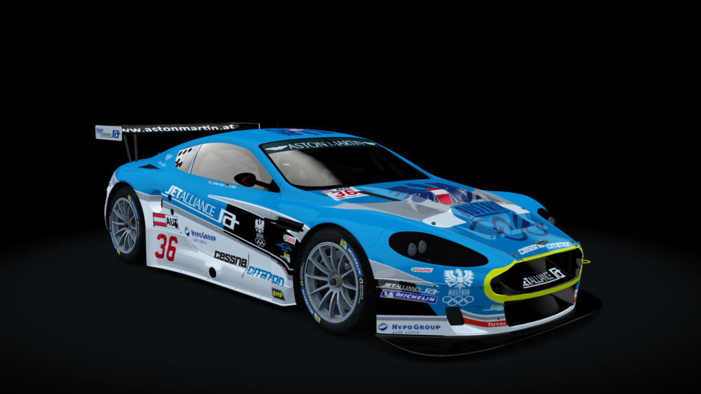 Aston Martin DBR9, skin Jetalliance Racing #36