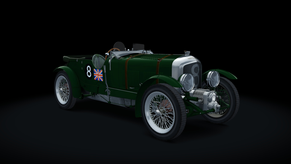Bentley Blower 4½ Litre, skin green