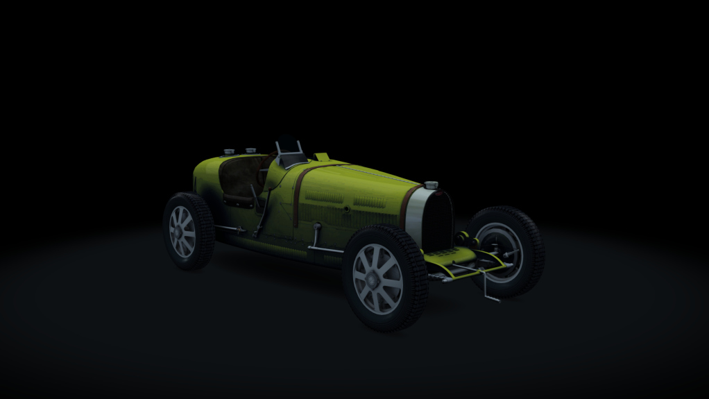 Bugatti Type 51A, skin yellow