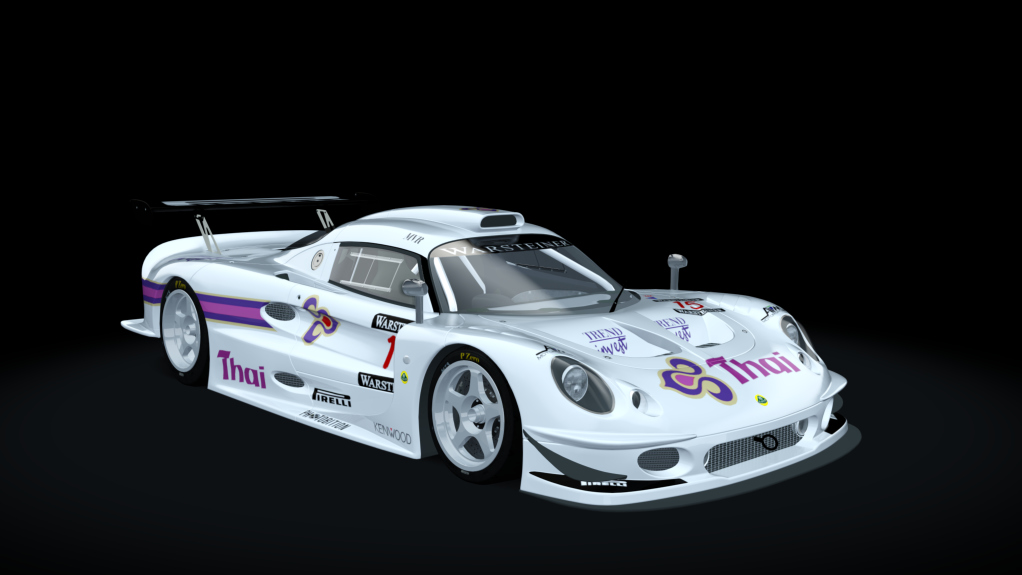 Lotus Elise GT1, skin thai