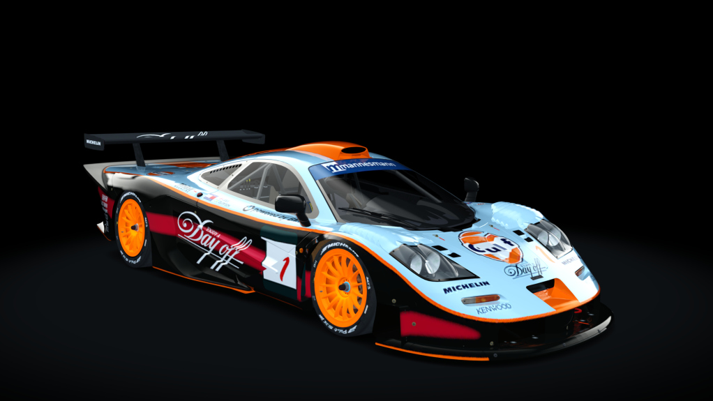 McLaren F1 GTR Longtail, skin day_off_1