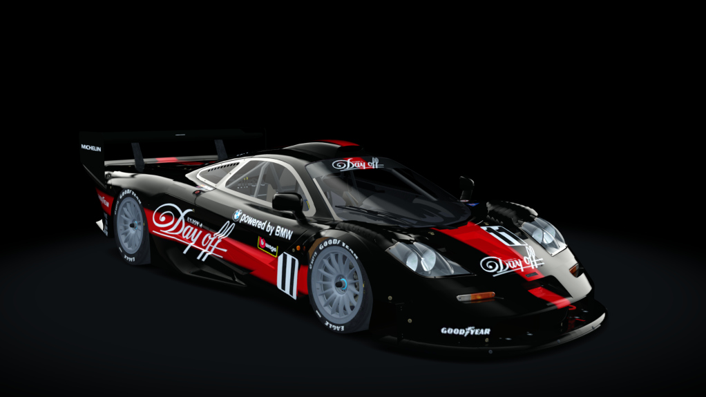 McLaren F1 GTR Longtail, skin day_off_11